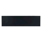 Buffet 4 portes – Rayures verticales et panneaux ondulés, bleu marine / blanc / noir, 1 place