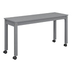 Lit mezzanine jumeau gris avec bureau rétractable, 4 tiroirs et étagères, pour 1 personne