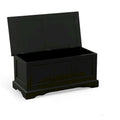 Antique Black Devonshire Blanket Chest