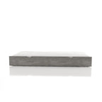 Lit gigogne double gris/blanc antique – Style transitionnel, 1 place