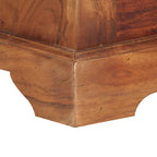 Bahut marron 2 portes 2 tiroirs en bois d'acacia massif