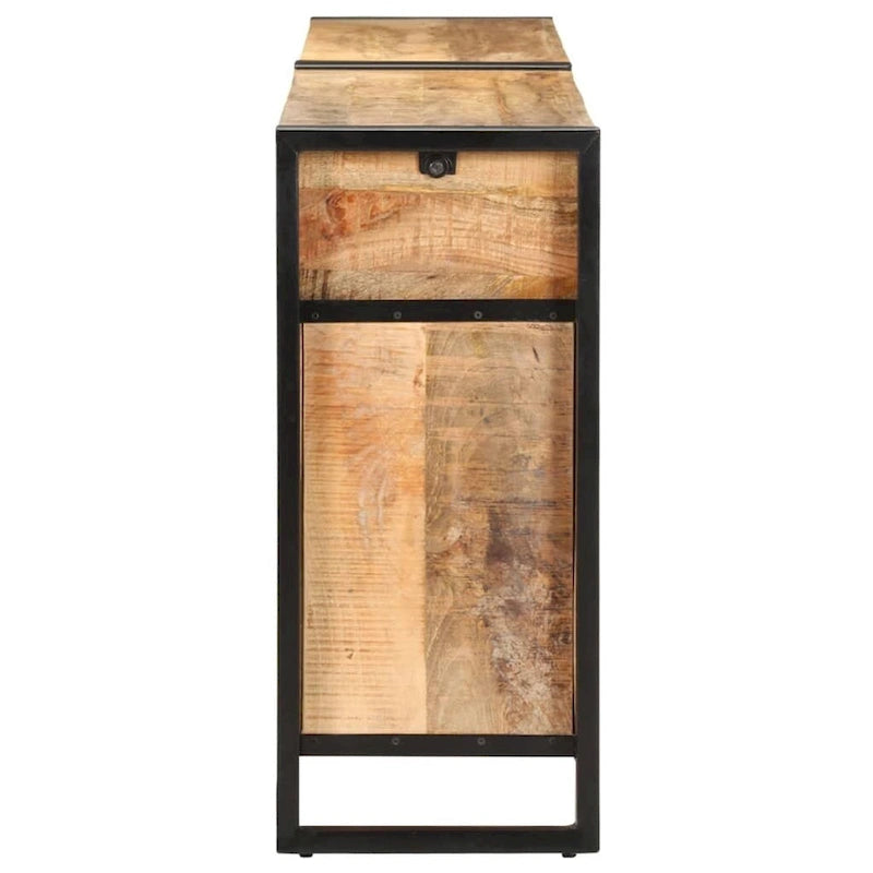 Buffet en manguier massif marron 172 x 35 x 80 cm
