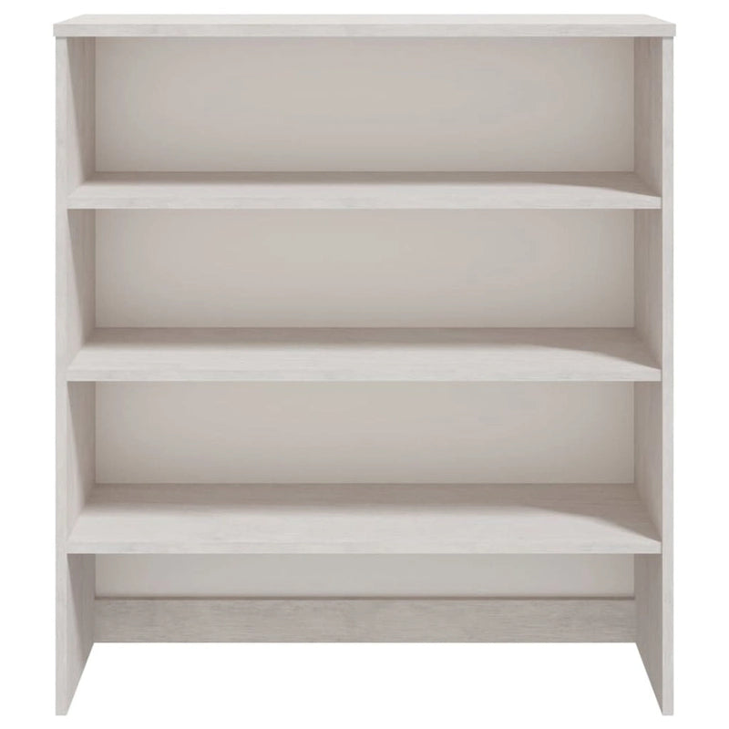 Dessus d'armoire en bois de pin gris foncé avec 3 étagères – 35,4"x11,8"x39,4"