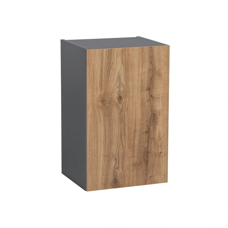 Meuble haut à porte simple – Blanc, Gris, Transparent, Crème, Marron et Noir