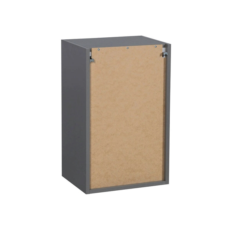 Meuble haut à porte simple – Blanc, Gris, Transparent, Crème, Marron et Noir
