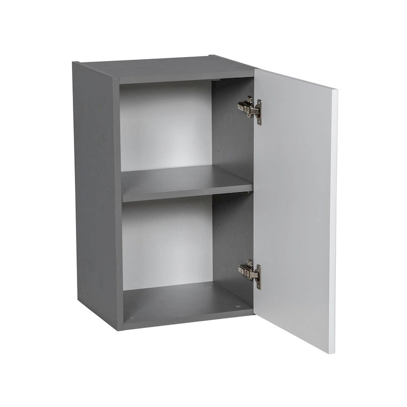 Meuble haut à porte simple – Blanc, Gris, Transparent, Crème, Marron et Noir