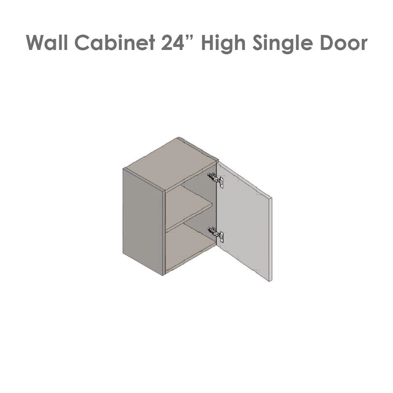 Meuble haut à porte simple – Blanc, Gris, Transparent, Crème, Marron et Noir