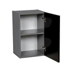 Meuble haut à porte simple – Blanc, Gris, Transparent, Crème, Marron et Noir
