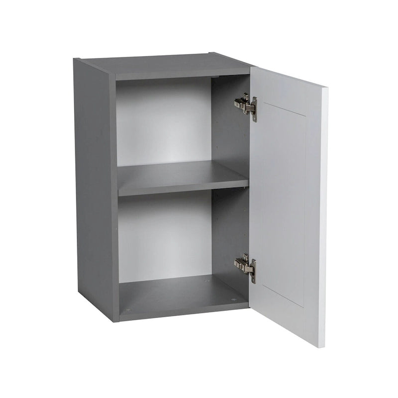 Meuble haut à porte simple – Blanc, Gris, Transparent, Crème, Marron et Noir