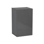 Meuble haut à porte simple – Blanc, Gris, Transparent, Crème, Marron et Noir
