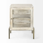 Vitrine d'exposition Shadowbox en bois blanc – 1 étagère, utilisateur unique