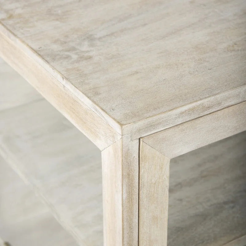 Vitrine d'exposition Shadowbox en bois blanc – 1 étagère, utilisateur unique