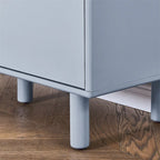 Buffet moderne blanc/bleu/rose avec pieds ronds – 1 unité