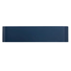 Meuble de rangement 4 portes rayé noir / bleu marine / blanc