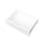 Meuble de rangement de salon à 4 tiroirs Blanc / Rose pour 1 styliste