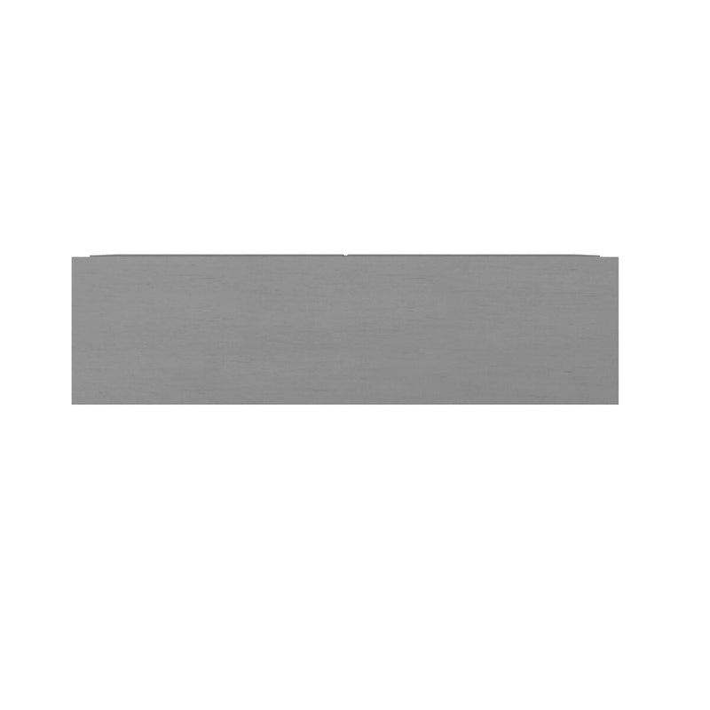 Bahut gris antique avec portes en verre dépoli – Meuble de rangement