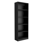 Ensemble de bibliothèque modulaire 3 pièces, Beige/Multicolore/Noir/Blanc, 13 étagères avec placard, pour 1 pièce