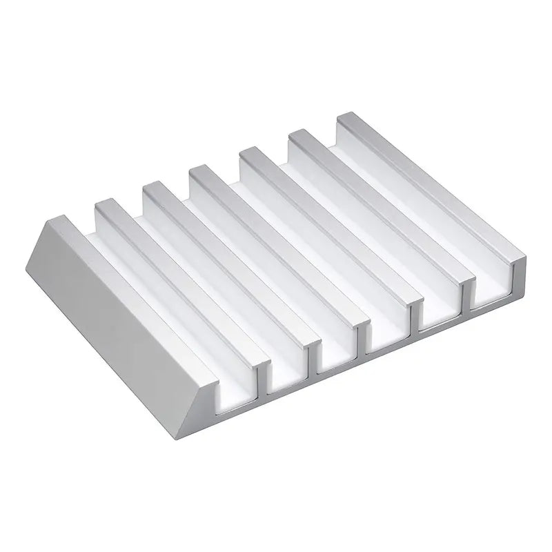 Support Multi-Appareils en Aluminium, Noir/Blanc, Peut Contenir Jusqu'à 6 Appareils