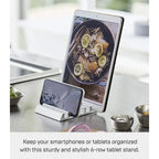 Support Multi-Appareils en Aluminium, Noir/Blanc, Peut Contenir Jusqu'à 6 Appareils