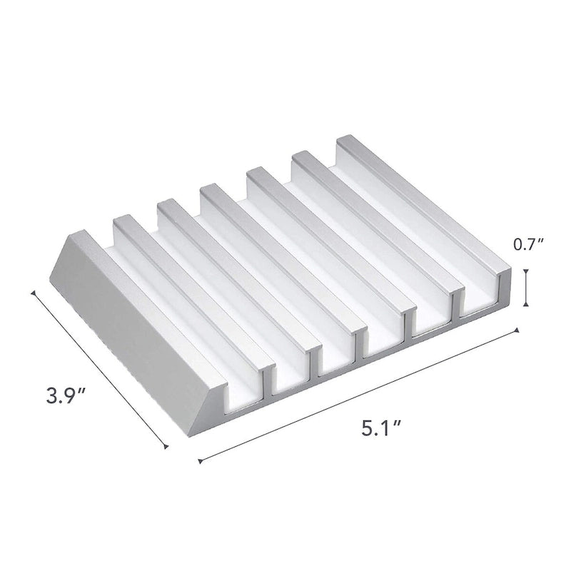Support Multi-Appareils en Aluminium, Noir/Blanc, Peut Contenir Jusqu'à 6 Appareils