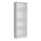 Ensemble de 3 bibliothèques à 4 étagères blanc/multicolore/noir, pour 1 pièce