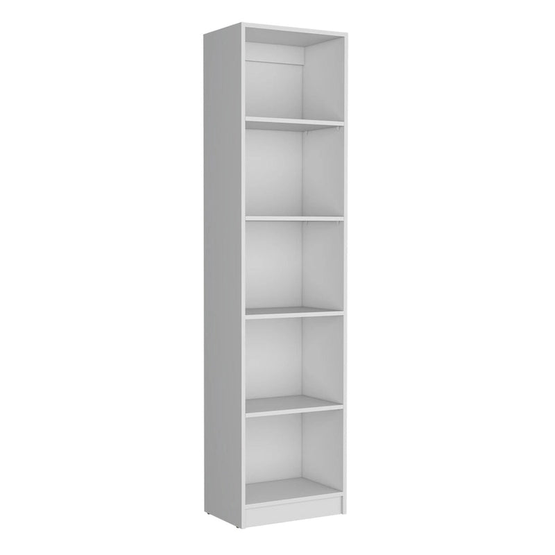 Ensemble de 3 bibliothèques à 4 étagères blanc/multicolore/noir, pour 1 pièce