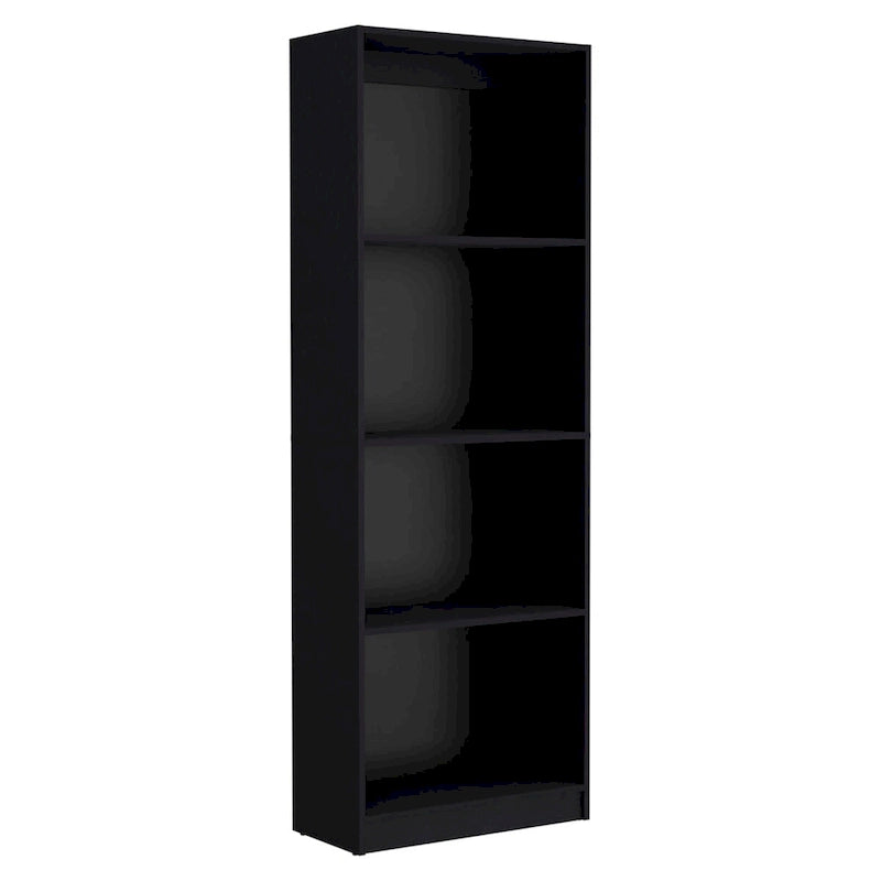 Ensemble de 3 bibliothèques à 4 étagères blanc/multicolore/noir, pour 1 pièce