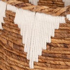 Paniers tressés à la main en feuille de bananier naturelle, lot de 3