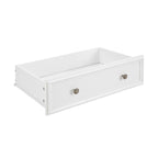 Commode en bois 5 tiroirs noir/blanc, utilisateur unique