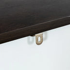 Meuble console à 3 tiroirs en bois de bouleau auburn