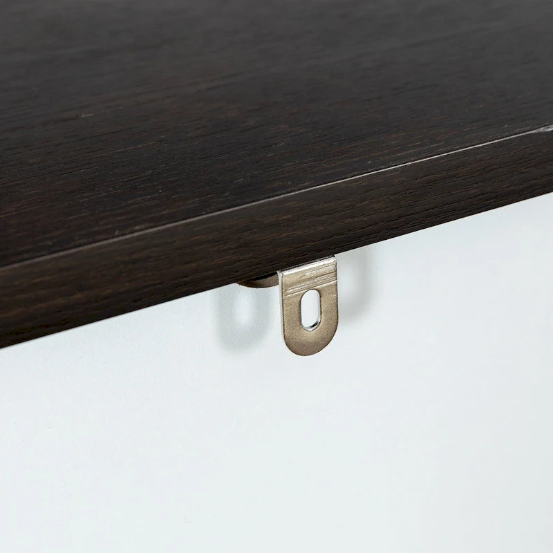 Meuble console à 3 tiroirs en bois de bouleau auburn