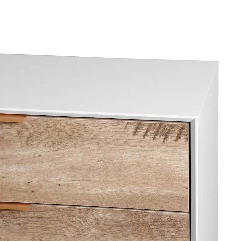 Commode haute naturelle à 4 tiroirs, individuelle