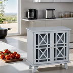 Armoire de rangement grise avec portes ventilées, 1 porte, simple