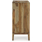 Meuble bar brun, bois, 32"L × 20"P × 45"H